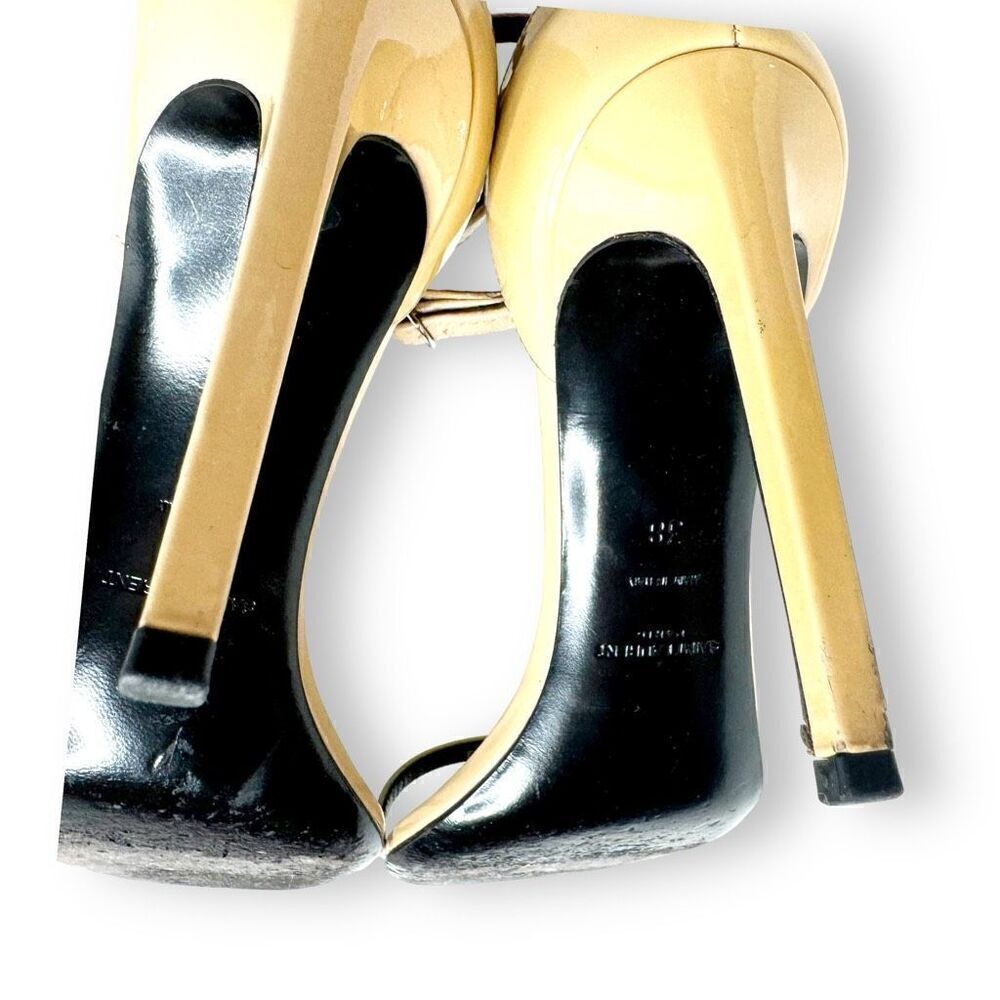 Saint Laurent Jane 105 High Heel Sandals in Nude Beige Women’s Size 38 (7.5 US) - Picture 8 of 12